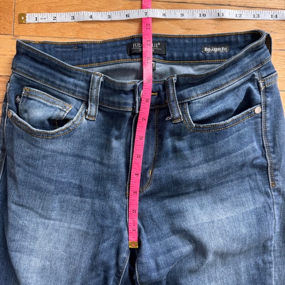 Judy Blue Relaxed Fit Jeans Medium Wash Stretch Denim Size 5/27 - Picture 5 of 8
